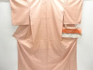 草花模様本場大島紬着物（染）